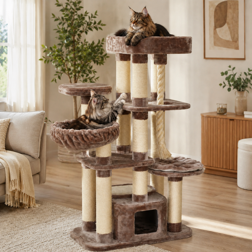 Kratzbaum für große Katzen: Was Maine Coon & Co. wirklich brauchen