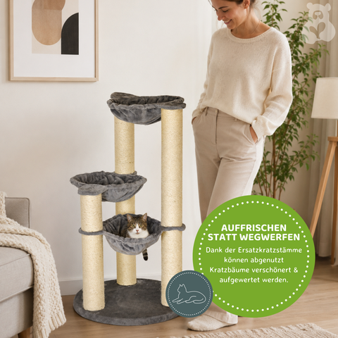 Sisal-Kratzstamm Ø 9 cm
