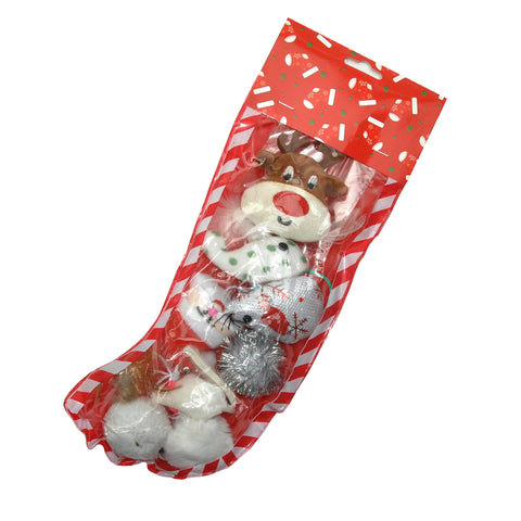 Katzen Spielzeugset Weihnachten 8-teilig