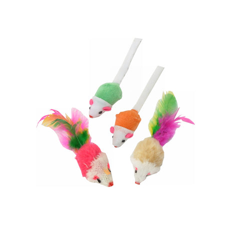 Katzenspielzeug Set B - 22-tlg mit Rascheltunnel – animierendes Katzenspielzeug für Hunde & Katzen – 15 × 10 × 15 cm