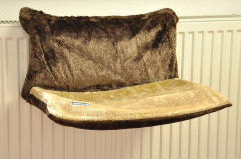 Katzen-Heizungsliege DREAM braun 50 × 30 cm