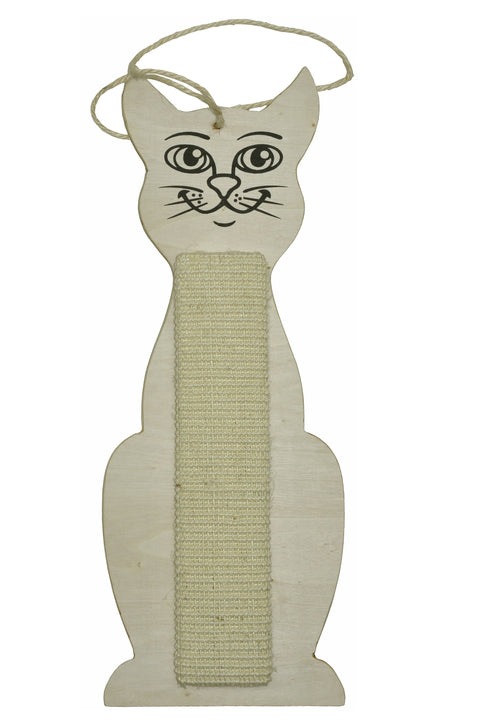 Sisal Wandkratzbrett Katze 60 × 20 cm