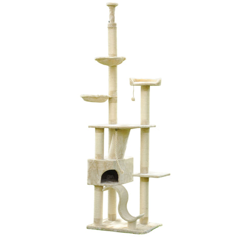 Kratzbaum Sigurd beige 77 × 56 × 256 cm