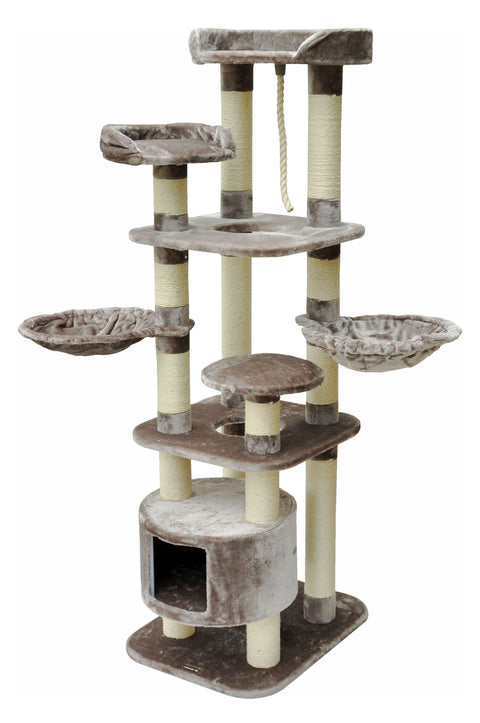 Kratzbaum Kira braun 60 × 50 × 174 cm