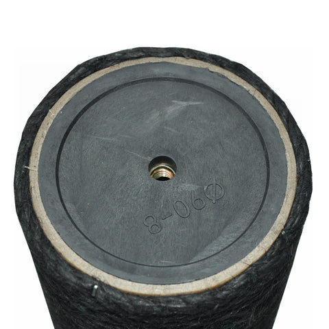 Sisal-Ersatzkratzstamm 45 cm – Ø 11 cm, Schwarz, M8 inkl. Schrauben