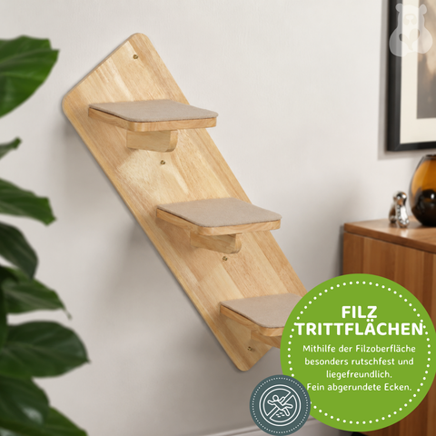 Katzentreppe 3-stufig 60 × 20 × 22 cm