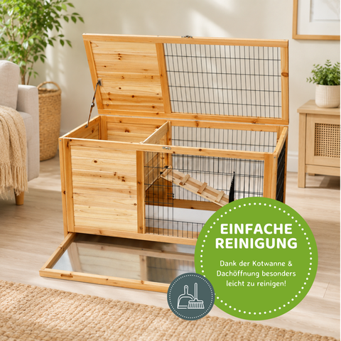 Kleintierstall Easy natur