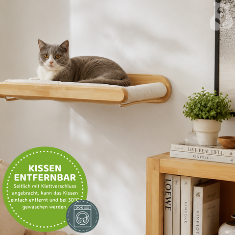 Katzen Kratzbaum Wandliegeplatz Wandliegebett