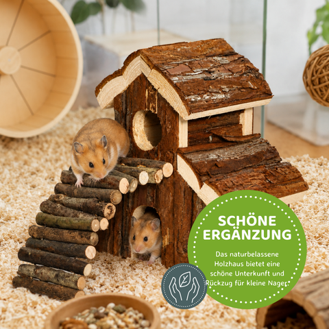 Nagerhaus Kleintierhaus 22 × 25 × 21 cm doppelstöckig