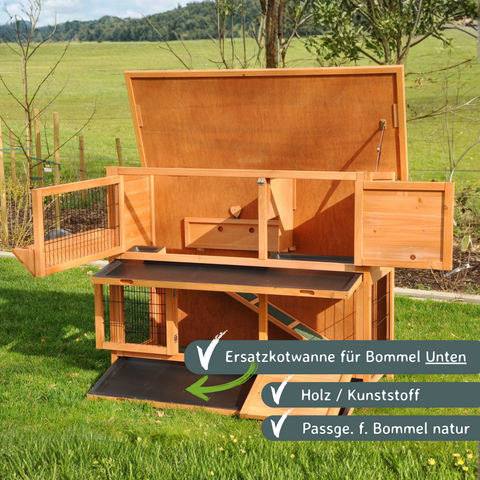 Untere Ersatz Kotwanne Bommel natur