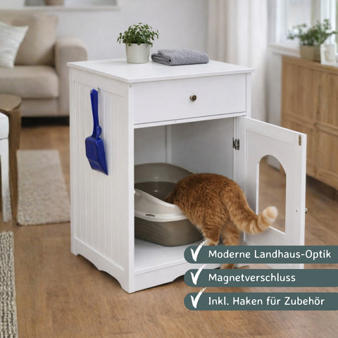 Katzenschrank für Katzentoilette 48 × 53 × 64 cm