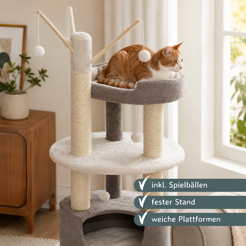 Kratzbaum Lilly beige Ø 60 × 125 cm
