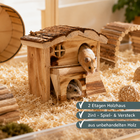 Nagerhaus Kleintierhaus 18 × 9 × 17 cm