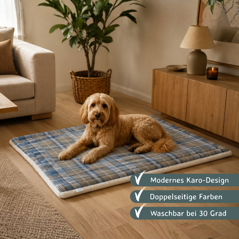 Hundedecke Katzendecke blau 115 cm