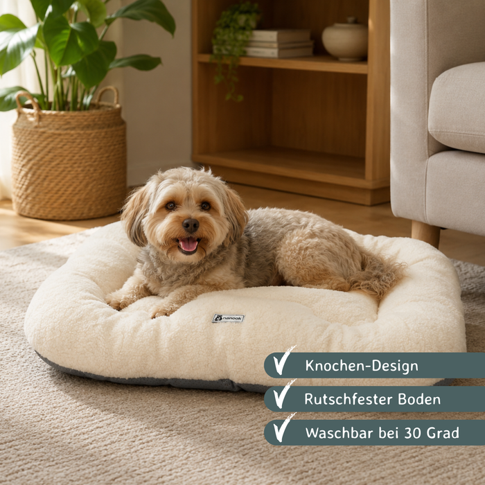 Hundebett Katzenbett Bone 70 × 50 cm