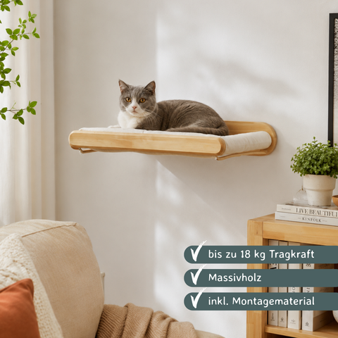 Katzen Kratzbaum Wandliegeplatz Wandliegebett