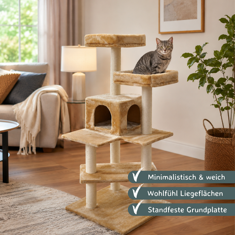 Kratzbaum Findus beige