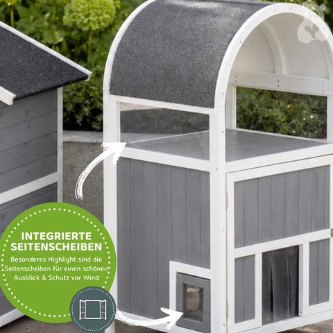 Cat House/Katzenhaus 60 × 54 × 115 cm