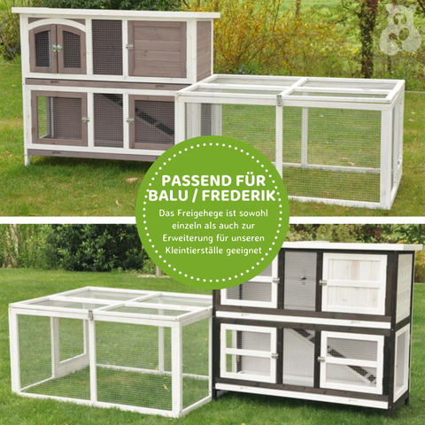 Freigehege Kleintierstall Balu/Frederik
