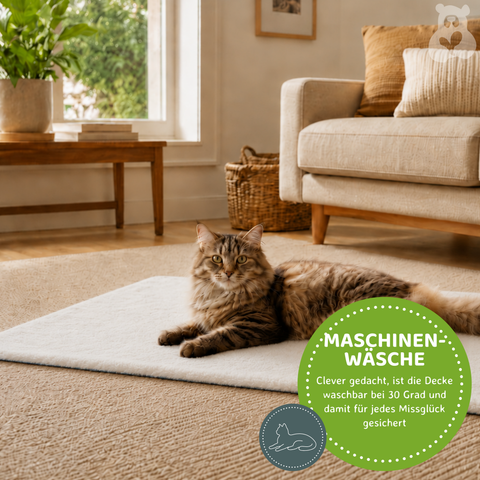 Hundedecke Katzendecke blau 115 cm