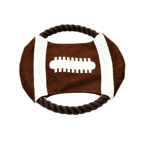 Hundespielzeug Zerrseil und Frisbee Ø 22 cm