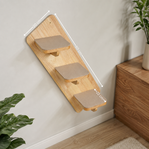 Katzentreppe 3-stufig 60 × 20 × 22 cm