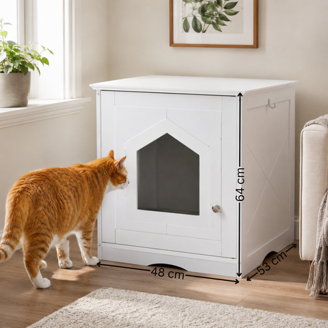 Katzenschrank für Katzentoilette 48 × 53 × 51 cm