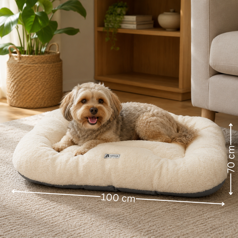 Hundebett Hundeliege Katzenbett Katzenliege Bone 100 × 70 cm