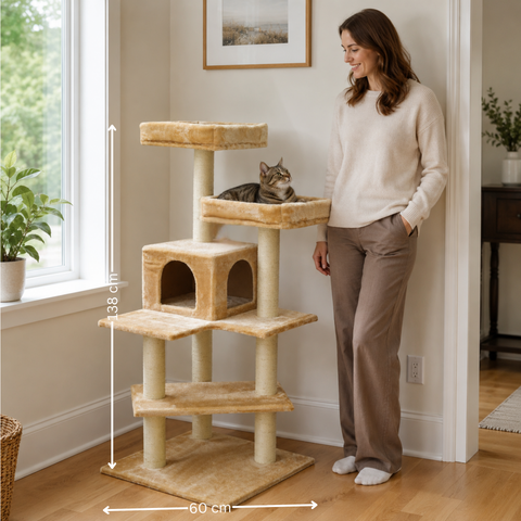 Kratzbaum Findus beige