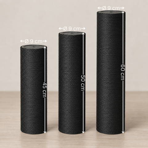 Sisal-Ersatzkratzstamm Ø 9 cm