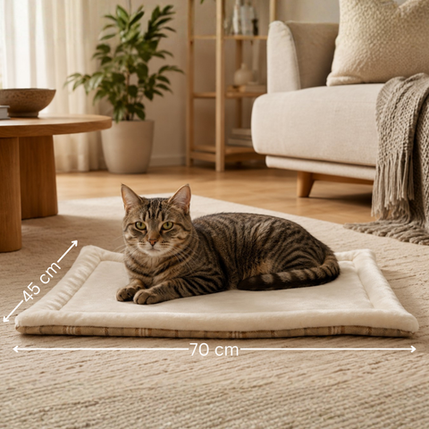 Katzendecke Hundedecke beige 70 cm