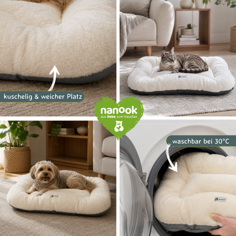 Hundebett Katzenbett Bone 70 × 50 cm