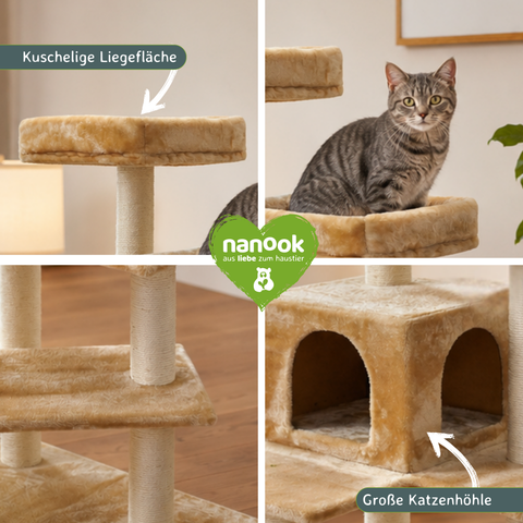 Kratzbaum Findus beige