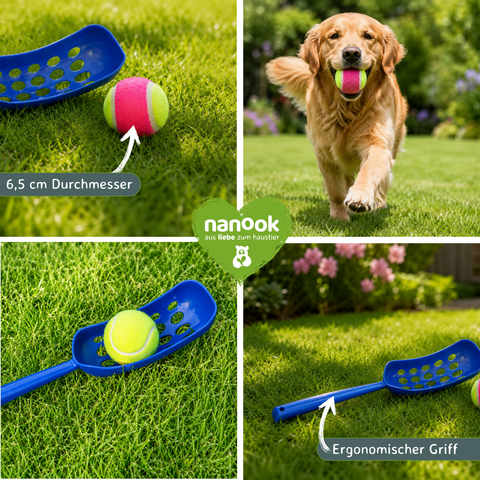 Nanook Ballschleuder blau 36 cm