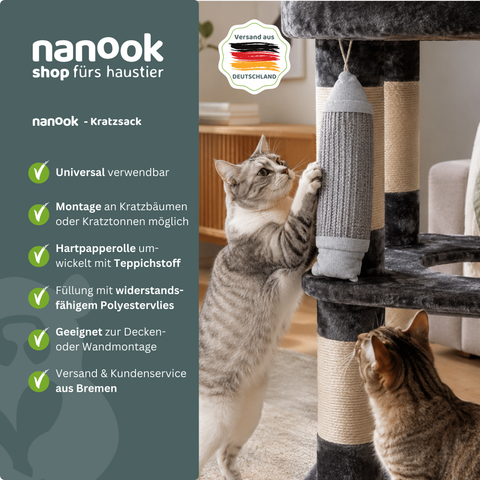 Kratzsack für Katzen 30 × 7,5 cm