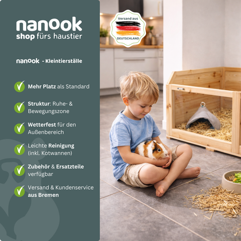 Kleintierstall Easy natur